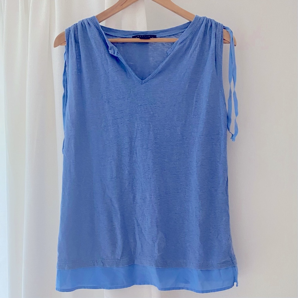SANCTUARY Periwinkle Sleeveless Knit Top
